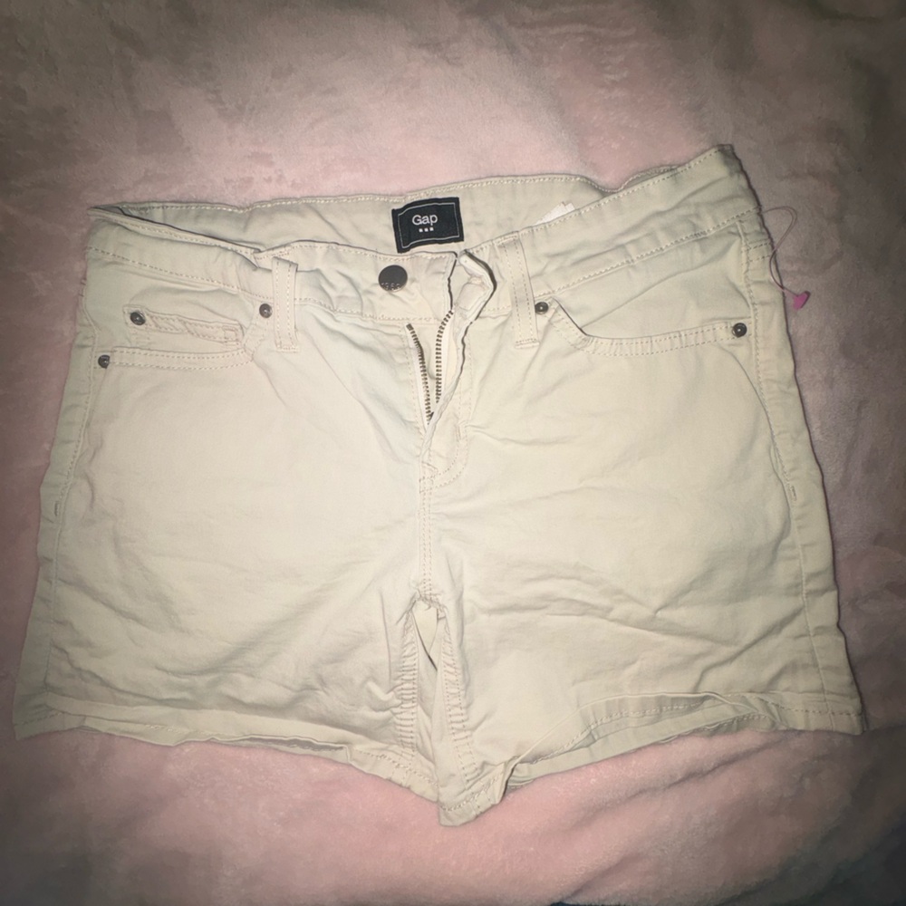 GAP Cream Women's Cotton Jean Shorts